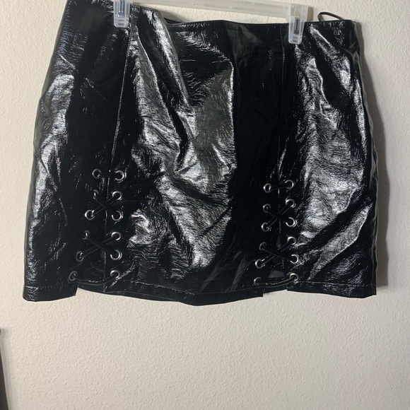 Leather Skirt - Picture 1 of 2